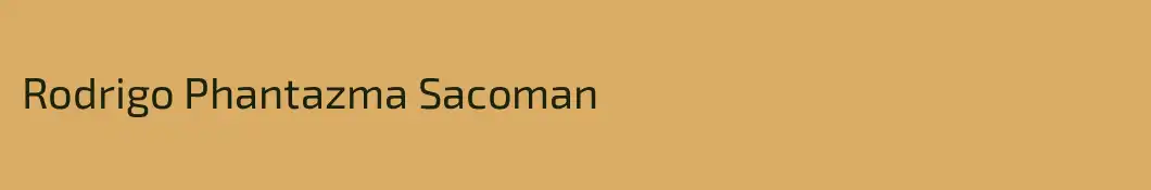 Rodrigo Phantazma Sacoman